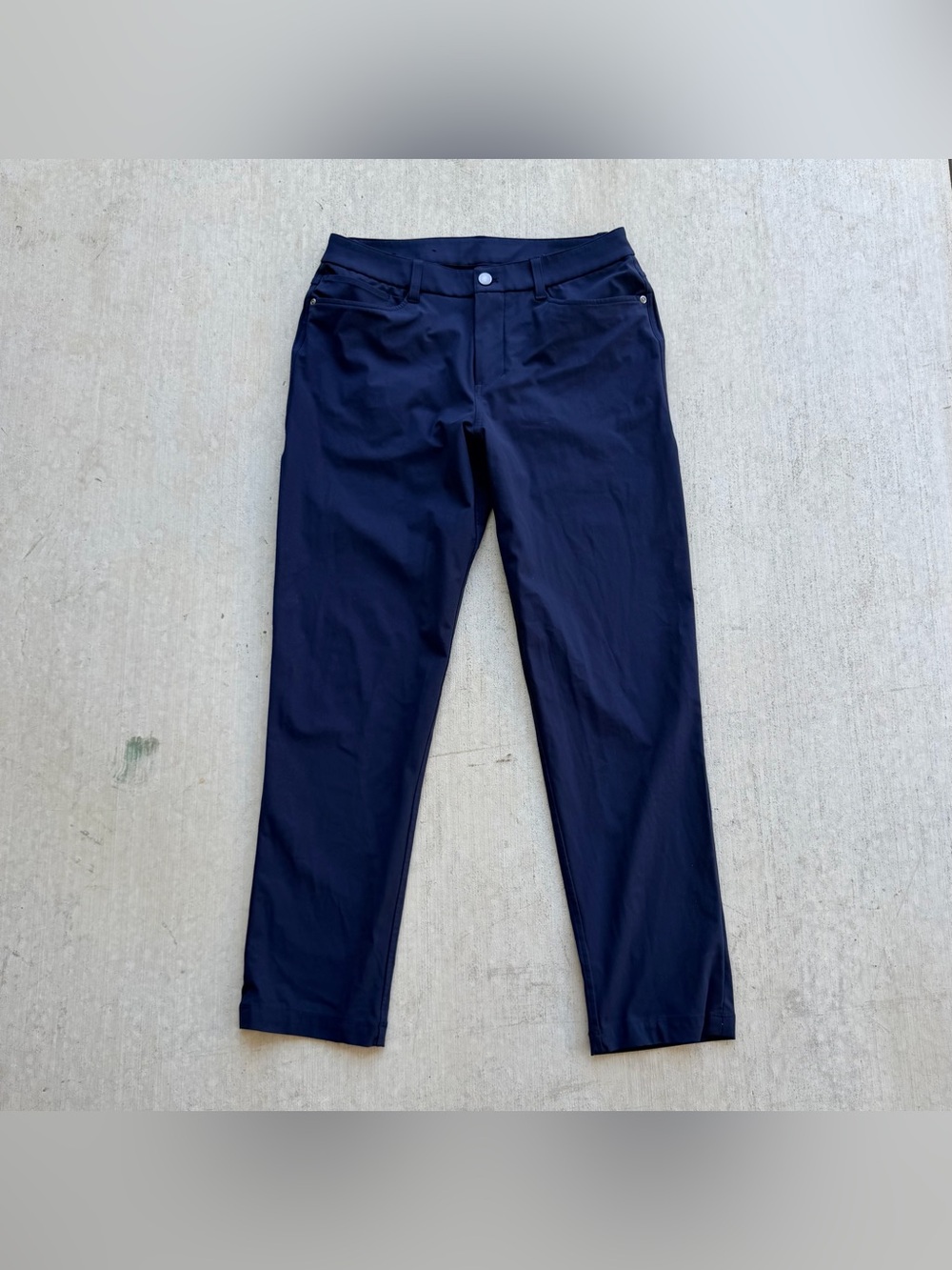 Lululemon ABC Pants Men Size 31 Navy Relaxed Stretch Golf
